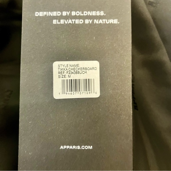 Apparis Tikka Butterscotch Checkerboard Coat - Picture 7 of 10